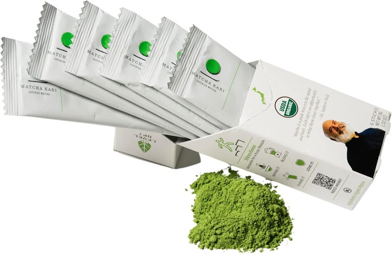 Matcha Kari Organic Green Tea Powder Sticks - Image 4